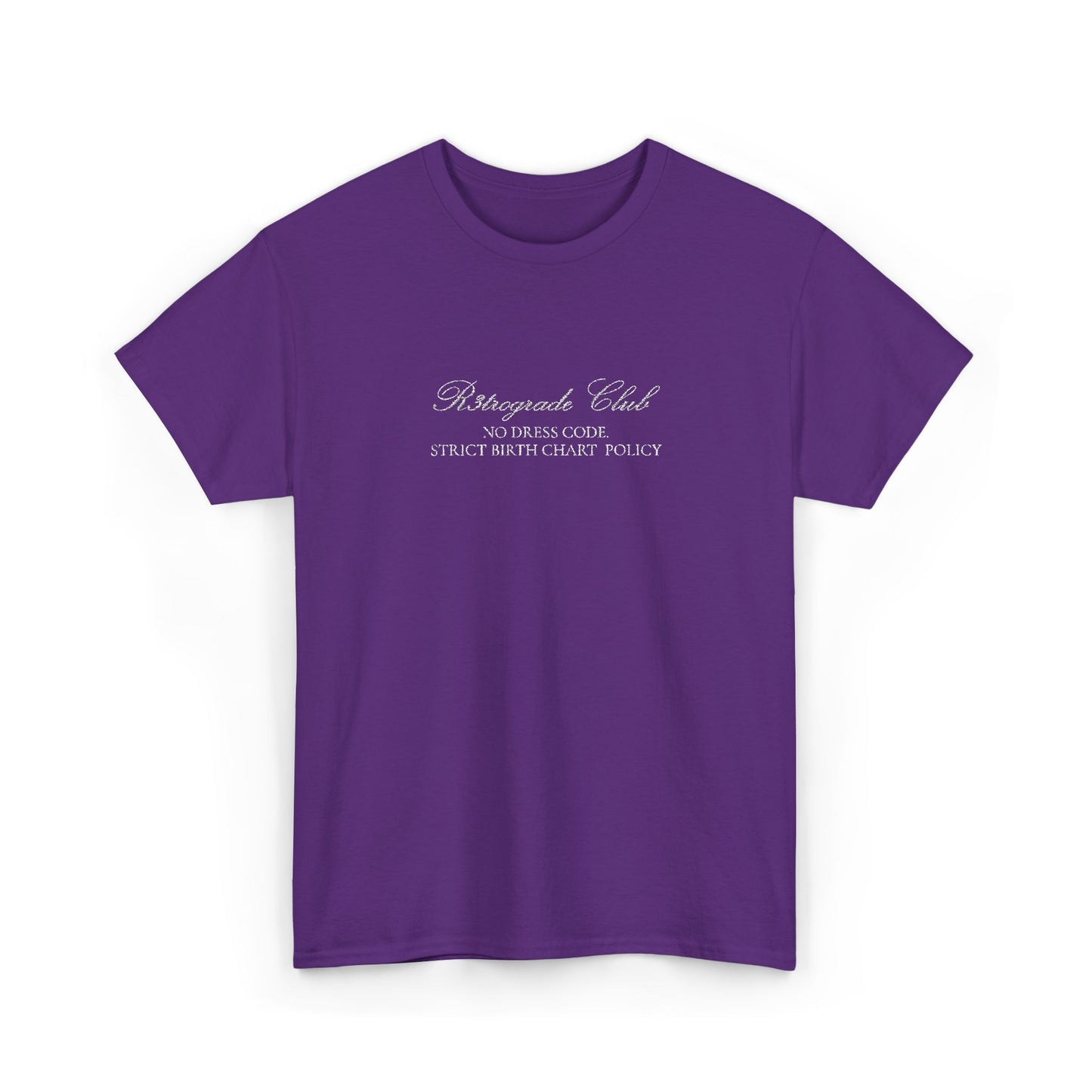T-shirt oversize blanc R3TROGRADE CLUB, uniforme générique du club