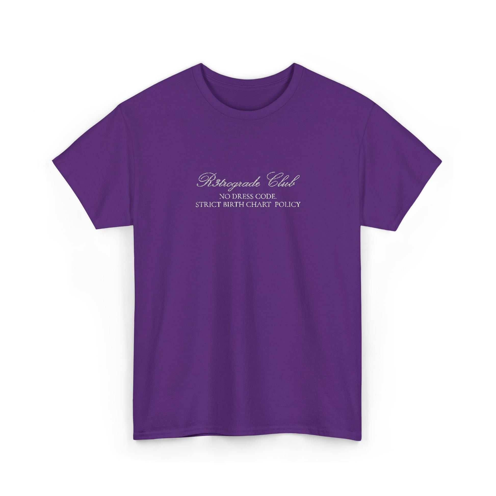 T-shirt oversize blanc R3TROGRADE CLUB, uniforme générique du club