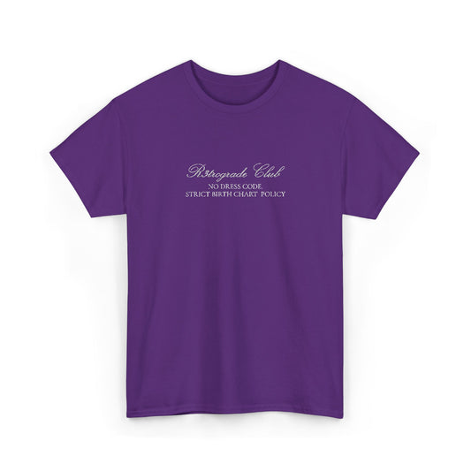 T-shirt oversize blanc R3TROGRADE CLUB, uniforme générique du club